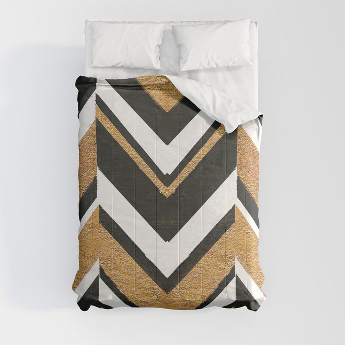 Black and Gold Comforter