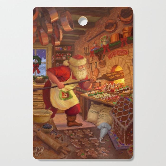 Santa's North Pole Bakery Cutting Board