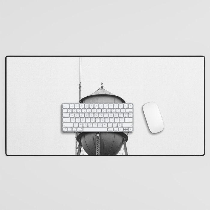 Pflugerville Texas Water Tower Photography Desk Mat By Design Outers Society6 - Home Decor In Pflugerville Tx