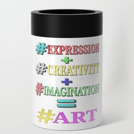 "ART EQUATION" Cute Expression Design. Buy Now Can Cooler