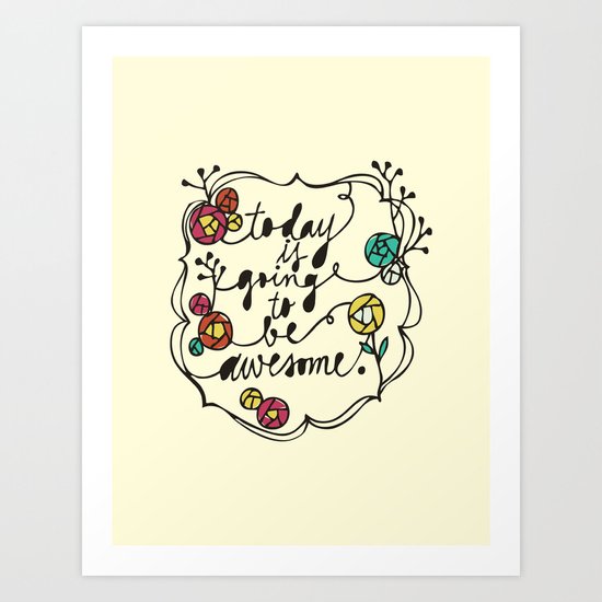 awesome Art Print