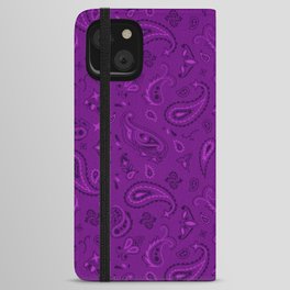 Purple Haze Bandana iPhone Wallet Case