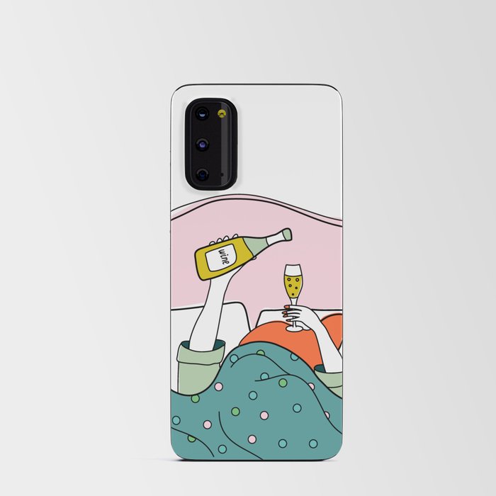 Woman and wine Android Card Case