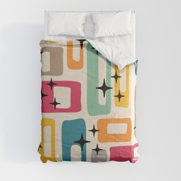 Mid Century Modern Abstract Pattern 242 Mid Mod Googie Comforter