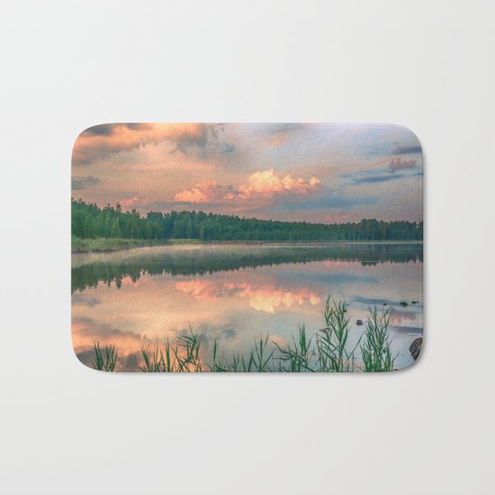 Misty Sunrise Bath Mat