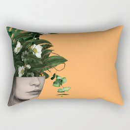 Lady Flowers Vlll Rectangular Pillow