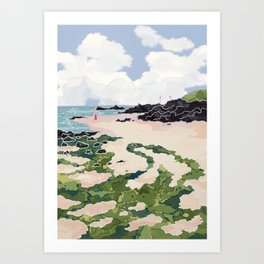 Jeju beach Art Print