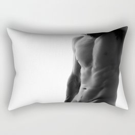 Self Portrait, Male Nude Rectangular Pillow
