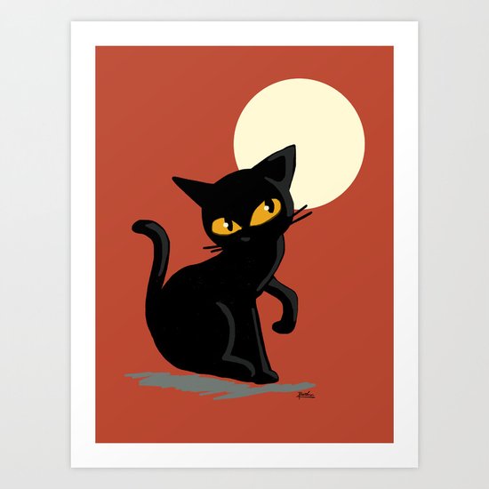 Red night Art Print