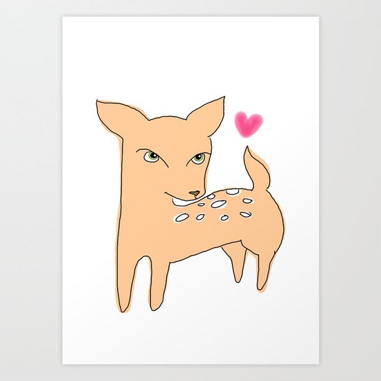 Fawna Art Print