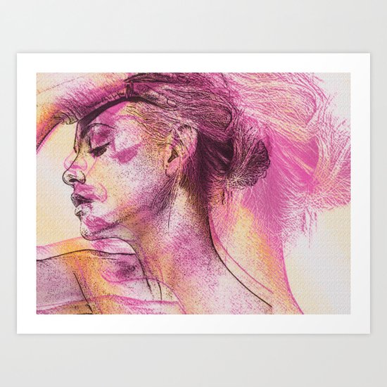 wounded minds Art Print
