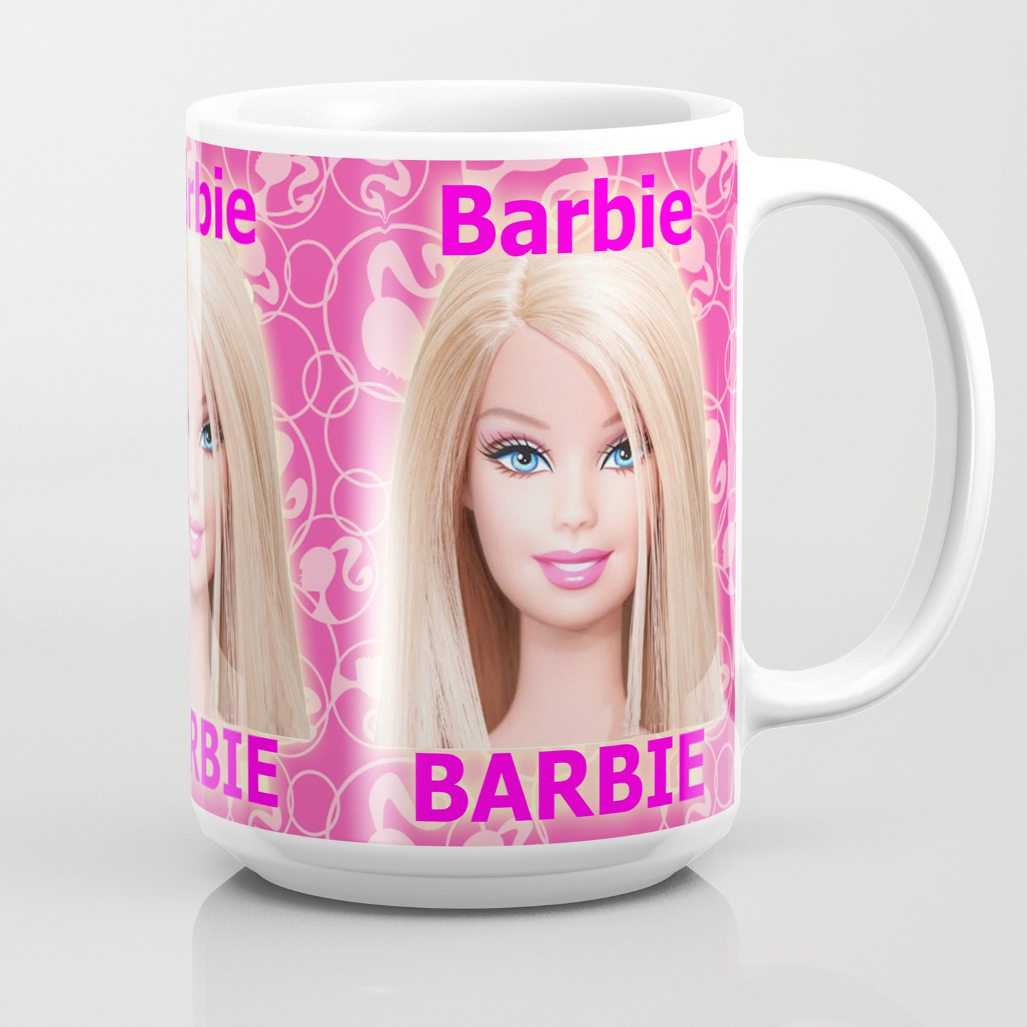 barbie travel mug