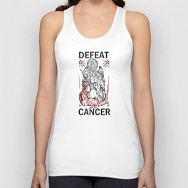 Defeat Cancer (Michael and the Dragon) Unisex Tank Top