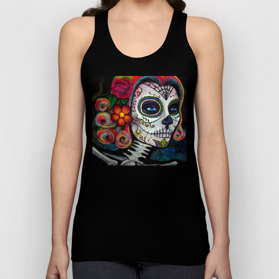Sugar Skull Candy Unisex Tank Top
