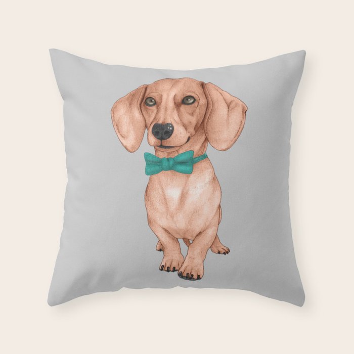 wiener dog pillow