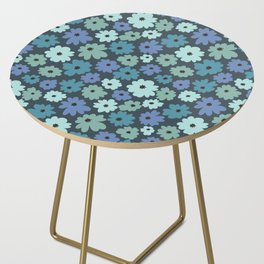 Blue Bloom Side Table