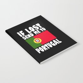 Portugal Flag Saying Notebook