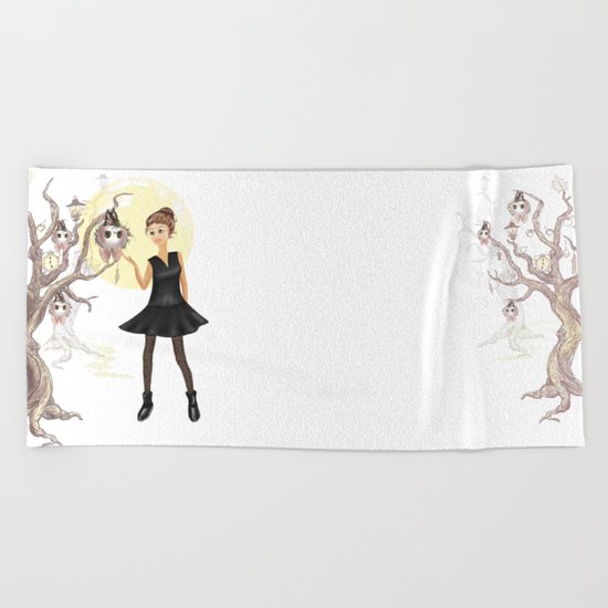Bats Beach Towel