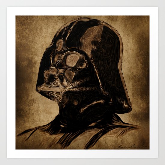 VINCENT DARTH VADER Art Print