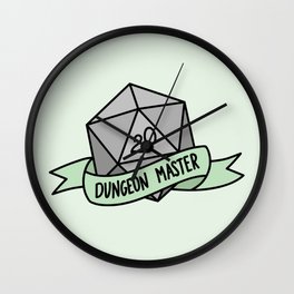 Dungeon Master D20 Wall Clock