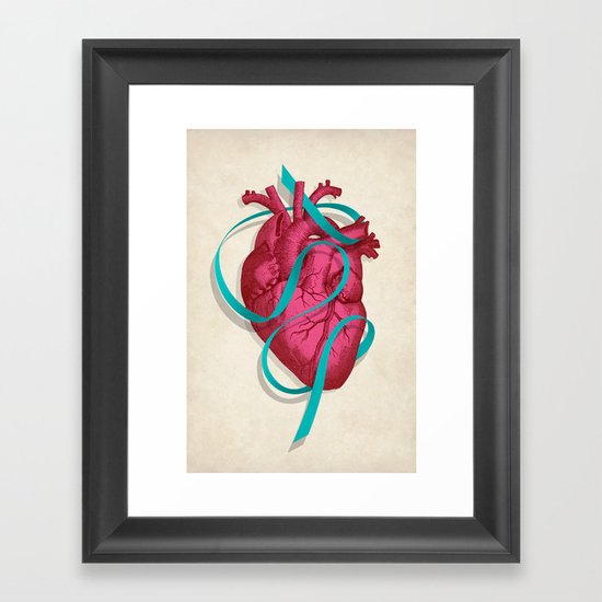 By heart Framed Art Print