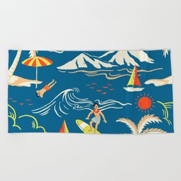 Blue Lagoon Beach Towel