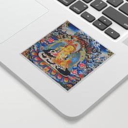 Vaishravana, Guardian of Buddhism and Protector of Riches Sticker
