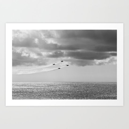 blue angels, pensacola Art Print