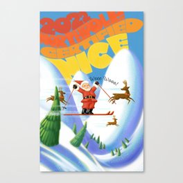 North Pole Certified Nice Canvas Print
