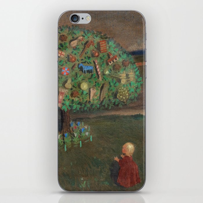 Ivar Arosenius - Lillan underneath the Toy Tree iPhone Skin