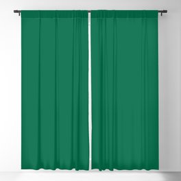 Solid Emerald Color Blackout Curtain