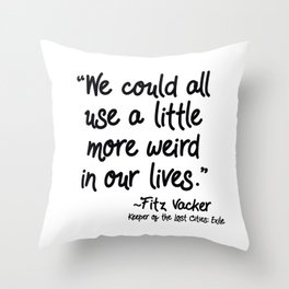 Fan-favorite Fitz Quote Throw Pillow