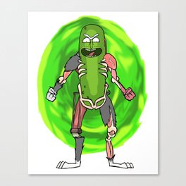Pickle Rick Canvas Prints For Any Decor Style Society6
