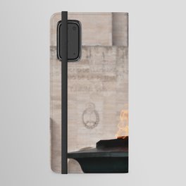 Argentina Photography - Grill With Fire Blazing Out Of It Android Wallet Case