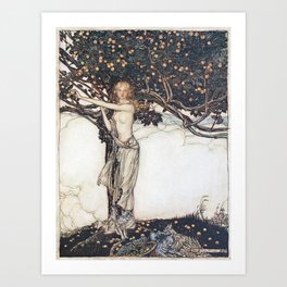 Arthur Rackham Freya The Fair One Art Print