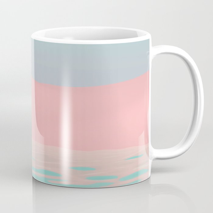 Pink Beach Coffee Mug By Josefinjonsson Society6 Pink Beach Coffee Mug