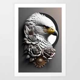 The Might Eagle Art Print