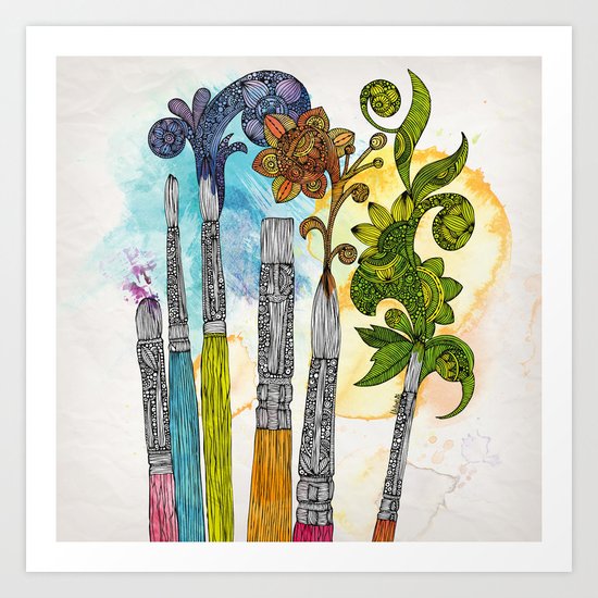 Brushtopia Art Print
