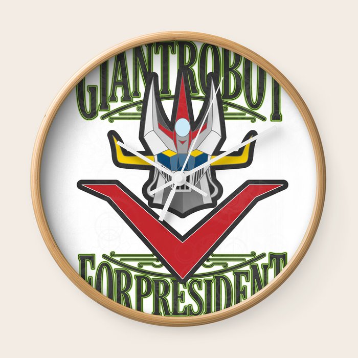 Get Wallpaper Manga Robots Great Mazinger For President Wall Clock By Logoloco For Android Free