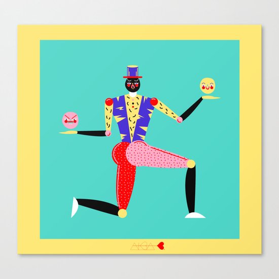 my three moods Canvas Print