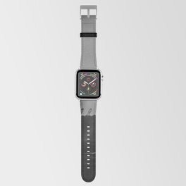 The Statue of Liberty at sunset in New York City black and white Apple Watch Band