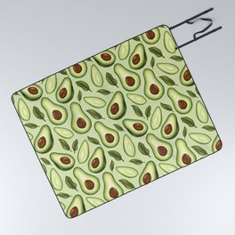 Avocado Illustration Pattern Picnic Blanket