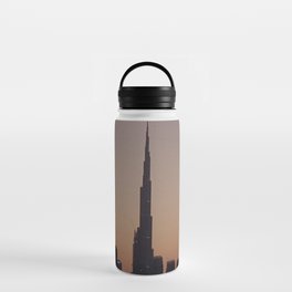 Burj Khalifa at Sunset Water Bottle