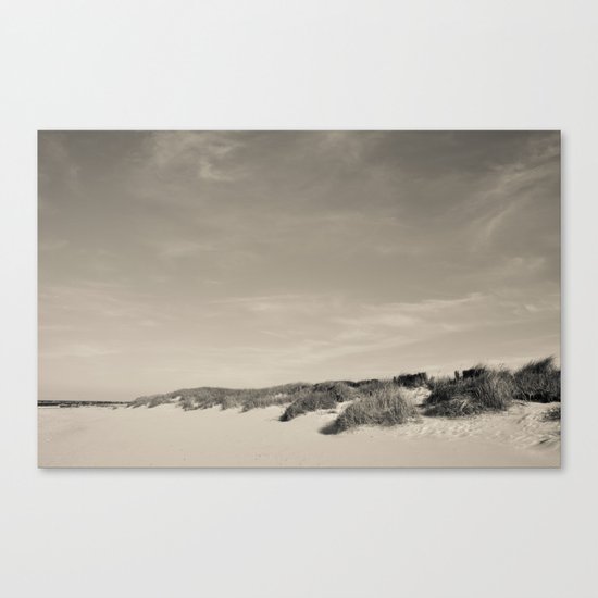 sandy beach Canvas Print