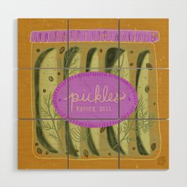 Pickle Jar Wood Wall Art