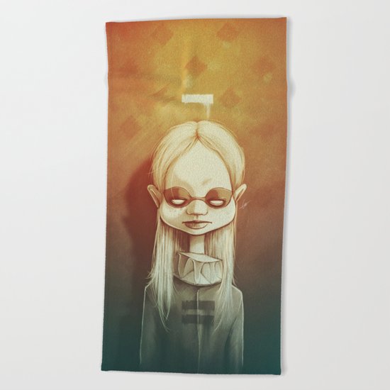 Girl Beach Towel