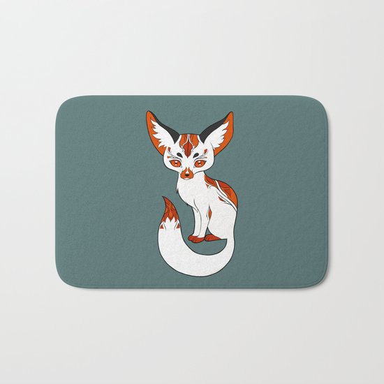 Mysterious Fox Bath Mat