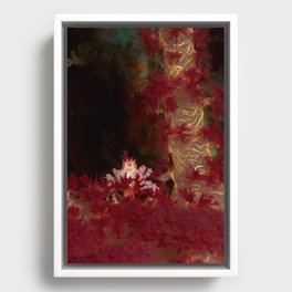 Candy the crab Framed Canvas