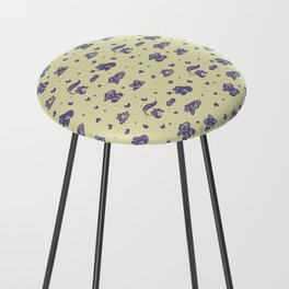 Frogs and Leaves PATTERN Counter Stool