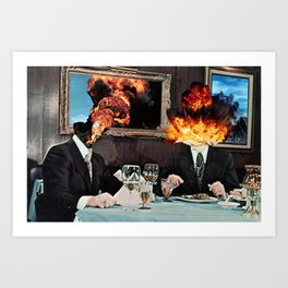 Every Act of Creation is First an Act of Destruction Art Print | Curated, Collage, Digital, Popart, Pop Surrealism, Pop Art, Vintage, Paper 